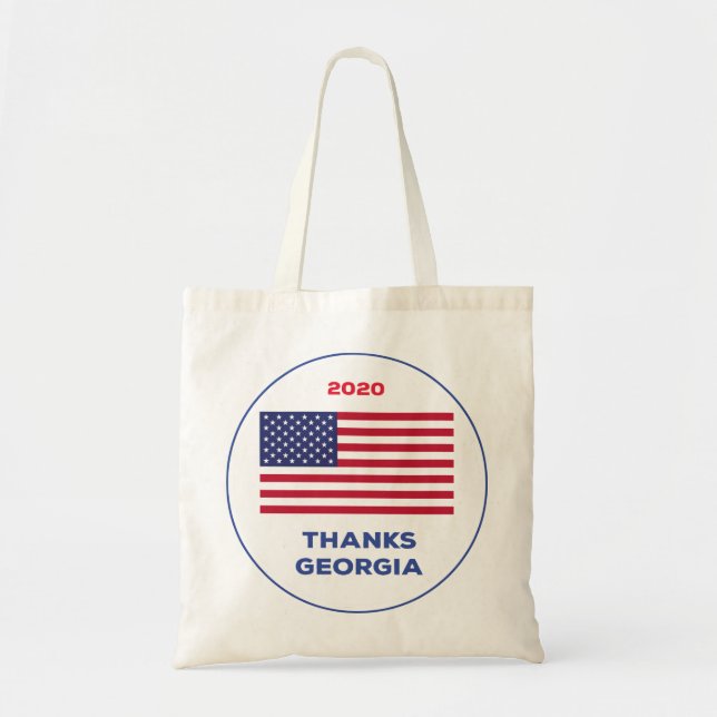 Tote Bag Merci aux élections de Géorgie 2020 (Devant)