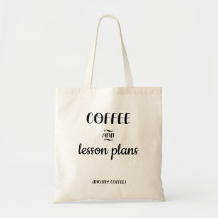 Tote Bag merci aux enseignants cadeau café aux enseignants