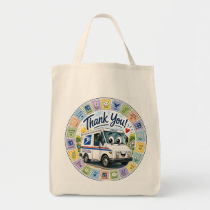 Tote Bag Merci aux travailleurs postaux