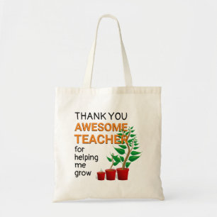 Tote Bag Merci Awome Enseignant