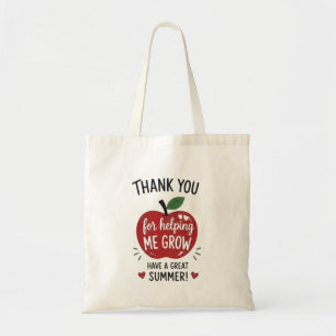 Tote Bag Merci de m'avoir aidé à grandir, Passez un excelle