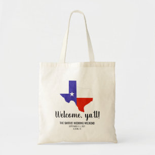 Tote Bag Merci, Drapeau Ya'll Texas Austin Dallas
