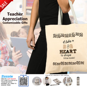 Tote Bag Merci Meilleur enseignant Citations personnalisées