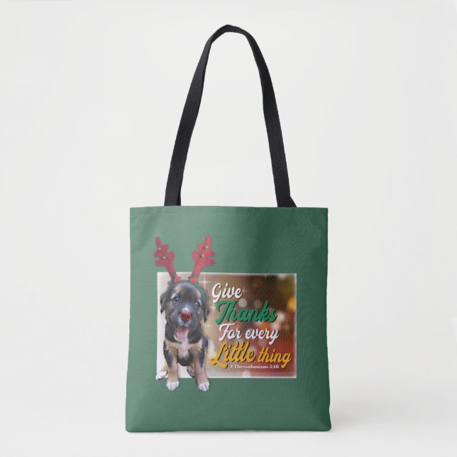 Tote Bag Merci pour chaque petit truc (Devant)