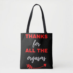 Tote Bag Merci Pour Tous Les Orgasmes
