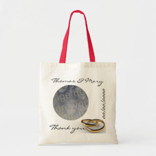Tote Bag Merci simple épousant la faveur