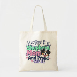 Tote Bag Mère Berger Australien et fière Mignonne Drôle Chi