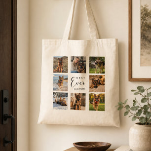 Tote Bag Mère chienne GSD maman photo montage