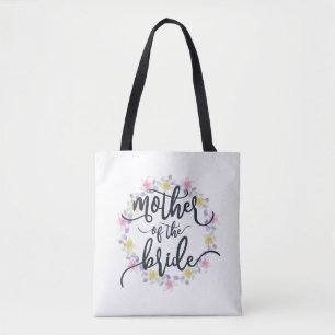 Tote Bag Mère de la calligraphie Mariage de la mariée  Sa