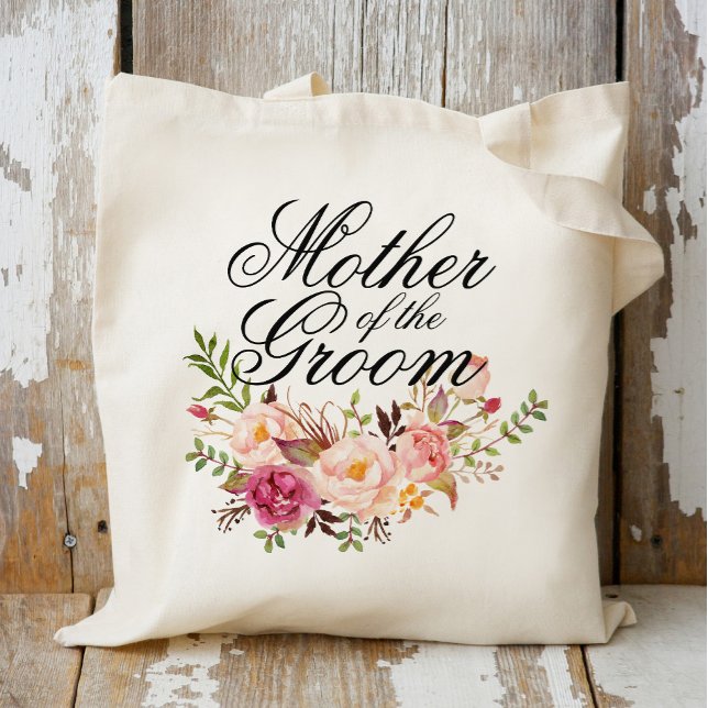 Tote Bag Mère de la chambre Élégante Rustique Floral (Créateur téléchargé)