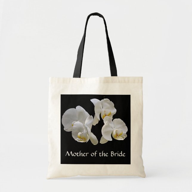 Tote Bag Mère de la jeune mariée avec les orchidées (Devant)