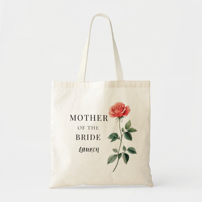 Tote Bag Mère de la mariée avec nom personnalisé (Devant)