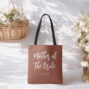 Tote Bag Mère de la mariée Brown Mariage blanche