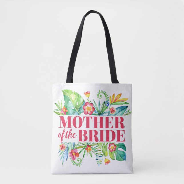 Tote Bag Mère de la mariée Destination tropicale Mariage (Devant)