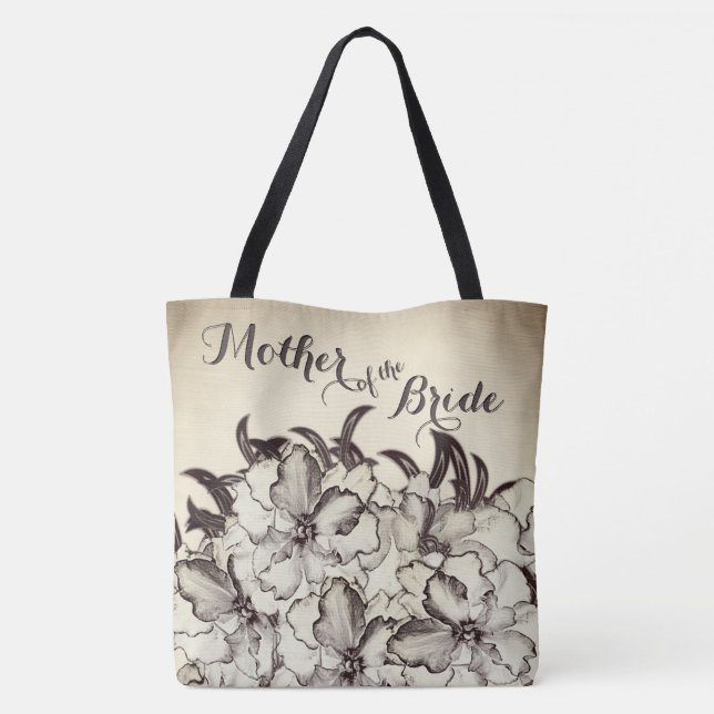 Tote Bag Mère de la mariée Vintage (Dos)