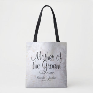 Tote Bag Mère de la pièce Peines blanches & Coeurs Élégant