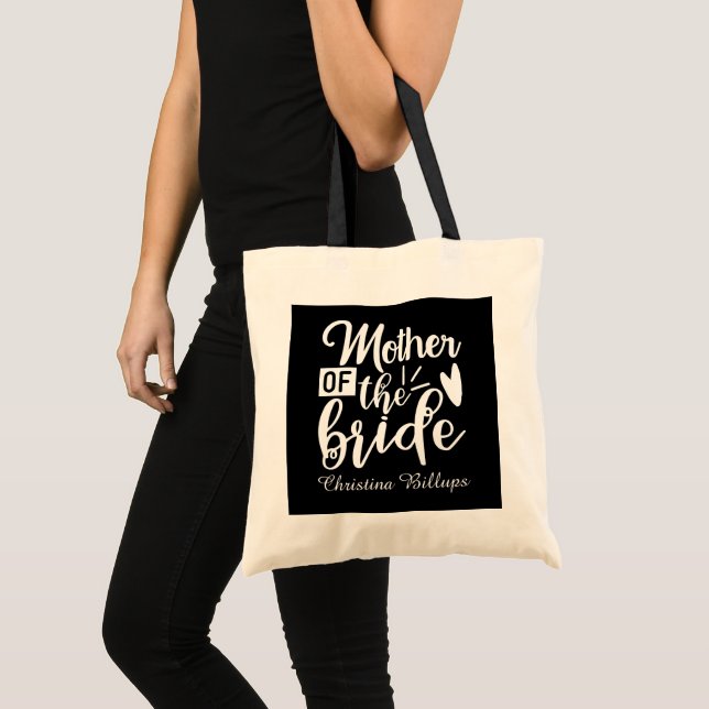 Tote Bag Mère de mariées mignonne ajouter nom (Devant (produit))
