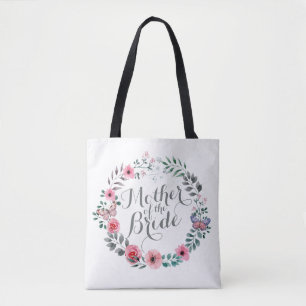 Tote Bag Mère du Ba l'épousant floral élégant de