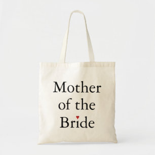 Tote Bag Mère du coeur rouge de la mariée