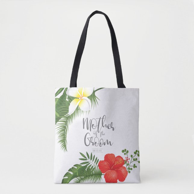 Tote Bag Mère florale tropicale de la chambre ID475 (Devant)