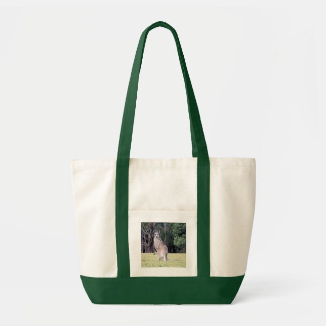 Tote Bag Mère Kangaroo avec bébé Joey dans sa poche (Devant)