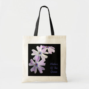 Tote Bag MÈRE pourpre de 3 fleurs du MARIÉ