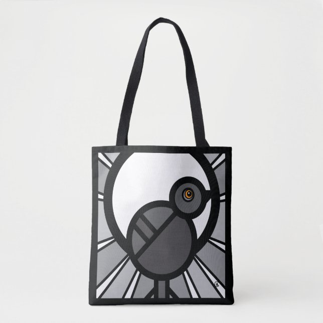 Tote Bag Merle noir (Devant)