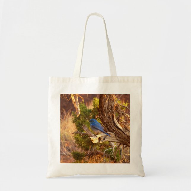 Tote Bag Merlebleu azuré à Arches National Park (Devant)