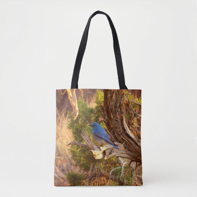 Tote Bag Merlebleu azuré à Arches National Park (Devant)