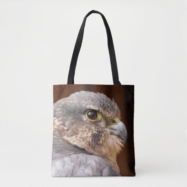 TOTE BAG MERLIN FALCON OISEAU DE PREY (Devant)