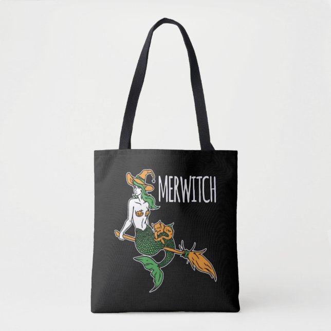 Tote Bag Mermaid Halloween (Devant)
