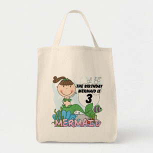 Tote Bag Mermaid T-shirts et cadeaux pour le 3ème anniversa