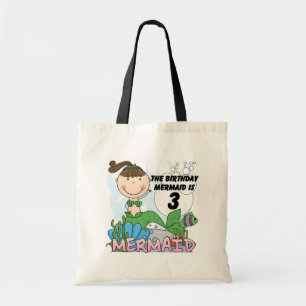 Tote Bag Mermaid T-shirts et cadeaux pour le 3ème anniversa