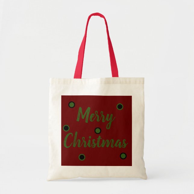 Tote Bag Merry Christmas (Devant)