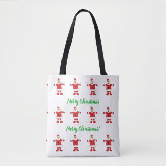 Tote Bag Merry Christmas Santa Tote