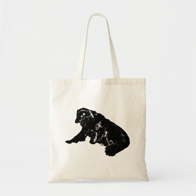 Tote Bag Merry Errands avec Retriever de veille (Devant)