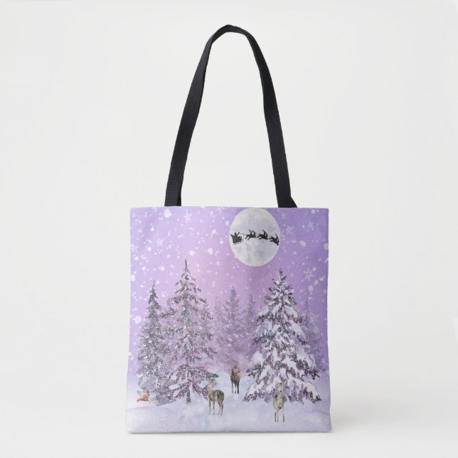 Tote Bag merveilleux hiver (Devant)