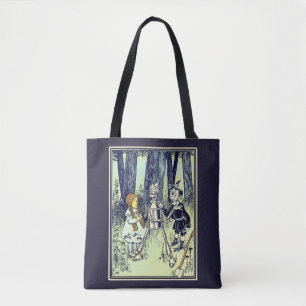 Tote Bag Merveilleux Magicien d'Oz, Dorothy rencontre l'Hom