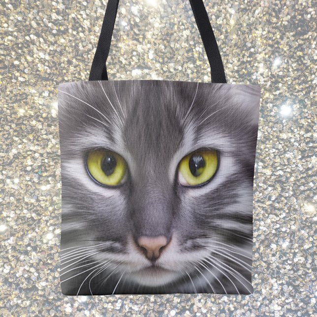 Tote Bag Merveilleux portrait de chat (Créateur téléchargé)