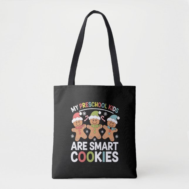 Tote Bag Mes enfants d'âge préscolaire sont des cookies int (Devant)