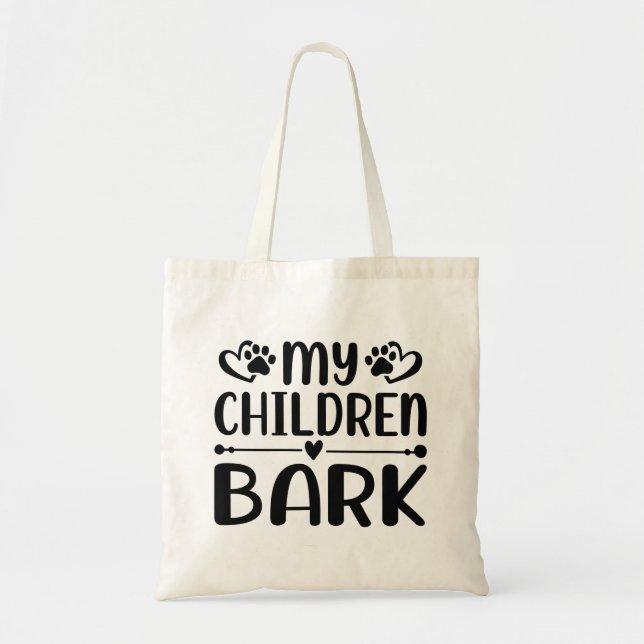 Tote Bag Mes enfants écorchent (Devant)