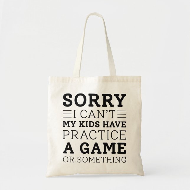 Tote Bag Mes Enfants Ont Pratique (Devant)