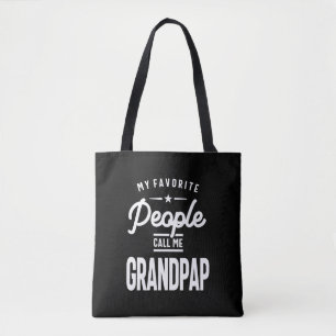 Tote Bag Mes Gens Favoris M'Appelent Grandpap