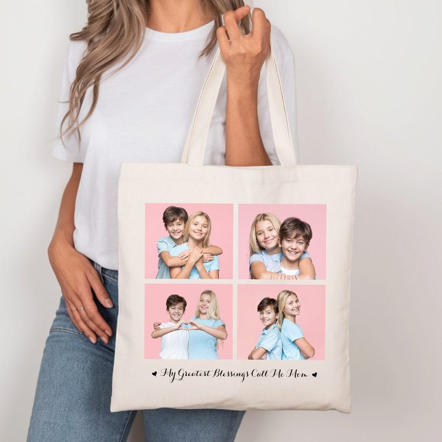 Tote Bag Mes plus grandes bénédictions Appelez-moi Maman 4  (Créateur téléchargé)