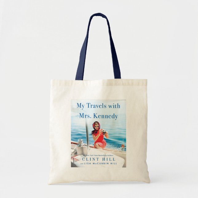 Tote Bag Mes voyages avec Mme Kennedy (Devant)
