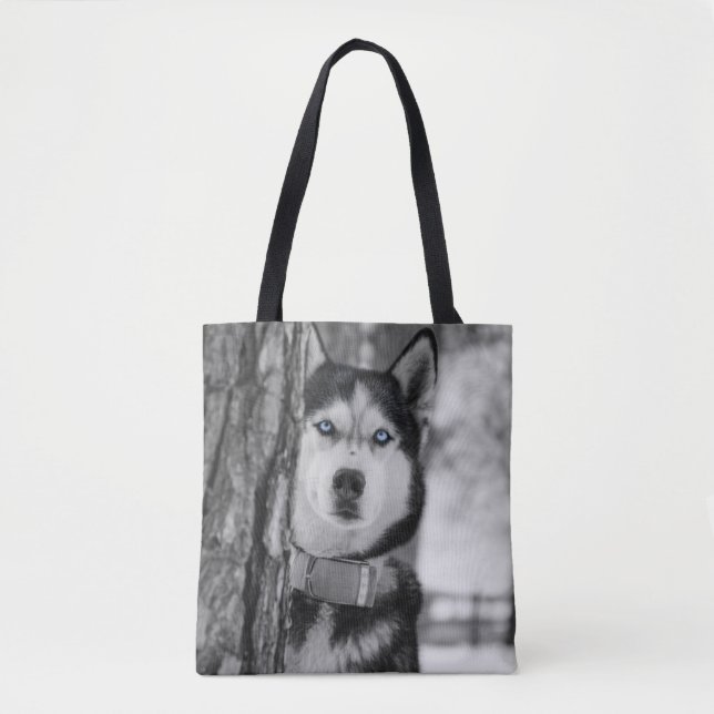 Tote Bag Mes yeux Bleus Bébé (Devant)
