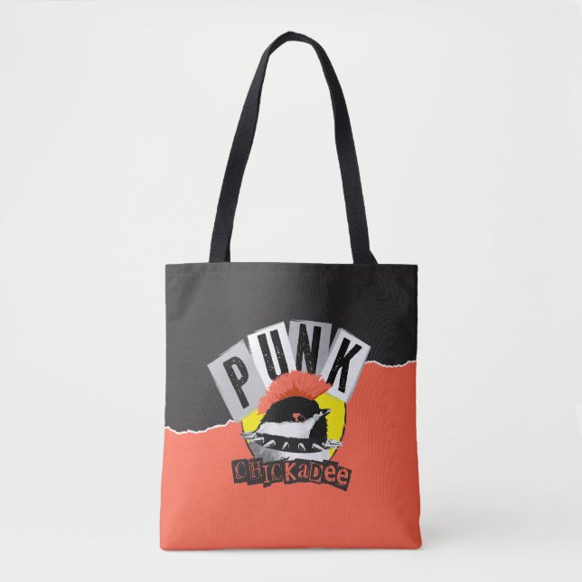 Tote Bag Mésange Punk (Devant)