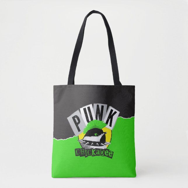 Tote Bag Mésange punk (Devant)