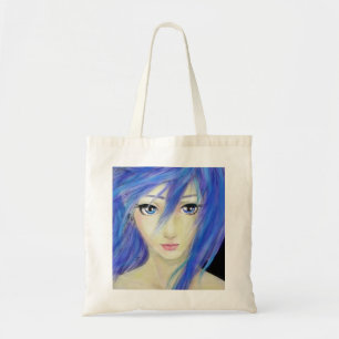 Tote Bag Message aux yeux bleus