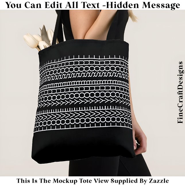 Tote Bag Message Caché Amour Pour Votre Âme, Citation Perso (Créateur téléchargé)
